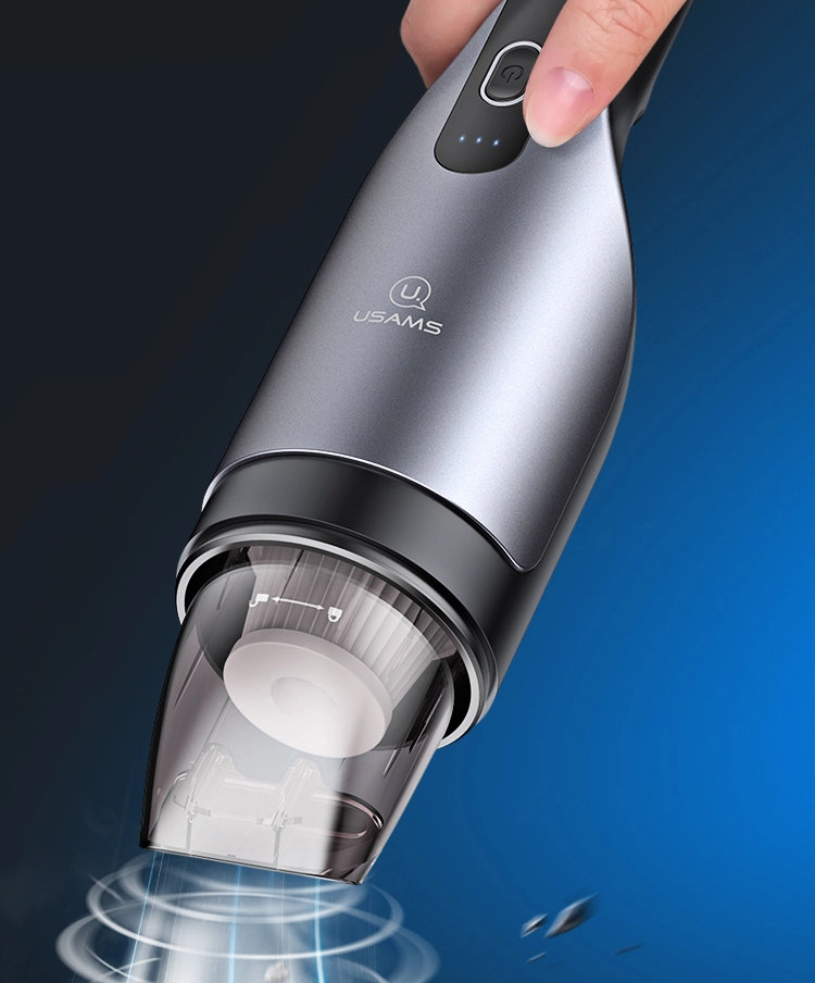 Пылесос Usams US-ZB108-1 Mini Handheld Vacuum Cleaner Чёрный XCQZB10801 - фото 3