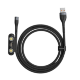 Кабель Baseus Zinc Magnetic USB - Micro USB+Lightning+Type-C 3А 1м Серый+Черный - Изображение 146444