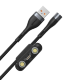 Кабель Baseus Zinc Magnetic USB - Micro USB+Lightning+Type-C 3А 1м Серый+Черный - Изображение 146446
