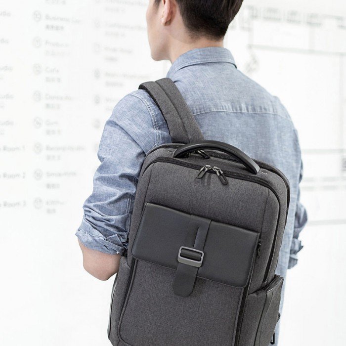 Рюкзак Xiaomi Mi Fashionable Commuting Backpack 2in1 Серый ZJB4118CN - фото 1