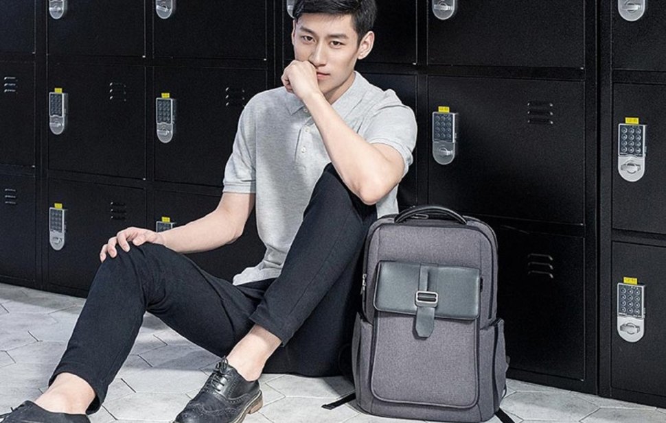 Рюкзак Xiaomi Mi Fashionable Commuting Backpack 2in1 Серый ZJB4118CN - фото 3