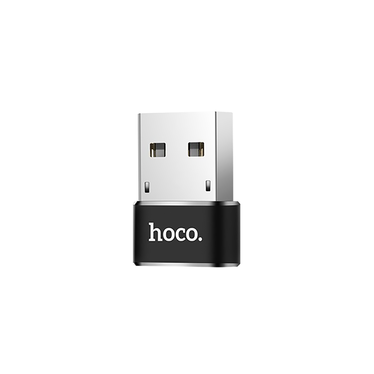 Адаптер HOCO UA6 USB - Type-C Чёрный - фото 3