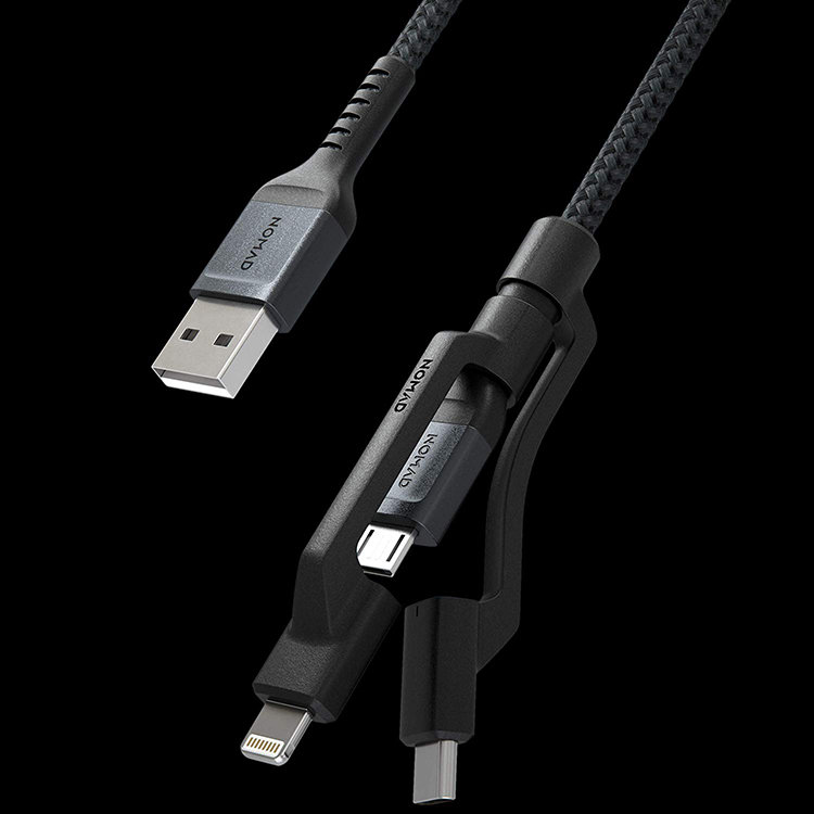 Кабель Nomad Universal 3 in 1 (Type-C/Micro USB/Lightning) 0.3м NM01511B00 от Kremlinstore