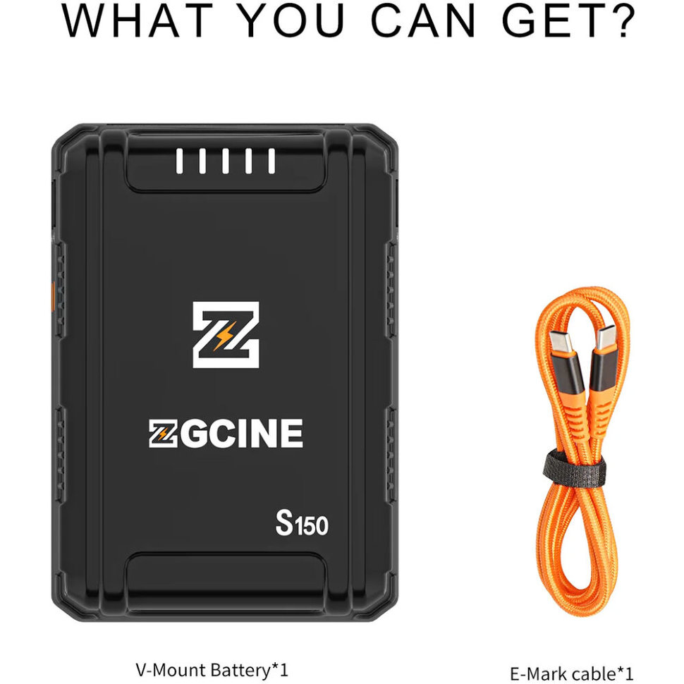 Аккумулятор ZGCine ZG-S150 V-mount 133.2 Wh - фото 2