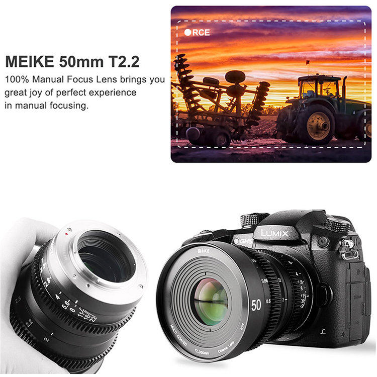 Объектив Meike MK-50MM T2.2 Micro 4/3 MK50MMT2.2M4/3 - фото 6