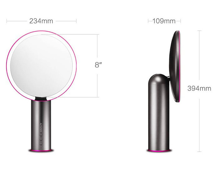 Зеркало для макияжа Xiaomi Amiro O-series Daylight Mirror - фото 9