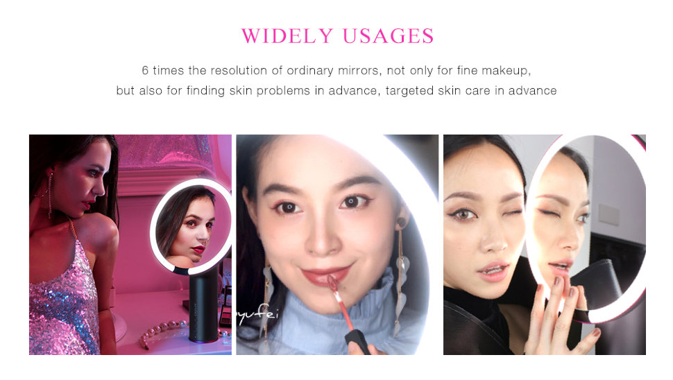 Зеркало для макияжа Xiaomi Amiro O-series Daylight Mirror - фото 2