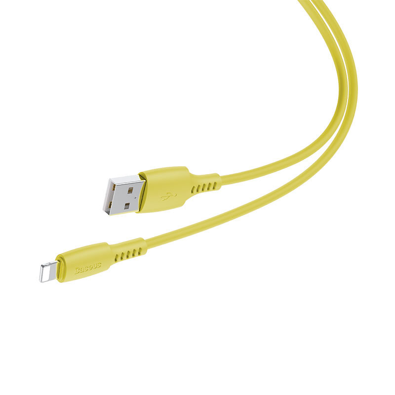 Кабель Baseus Colourful Cable USB - Lightning 2.4A 1.2м Розовый CALDC-04 - фото 4
