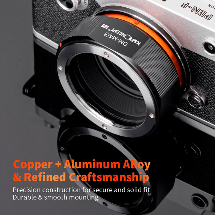 Адаптер K&F Concept M16125 для объектива OM на камеру Micro 4/3 KF06.456