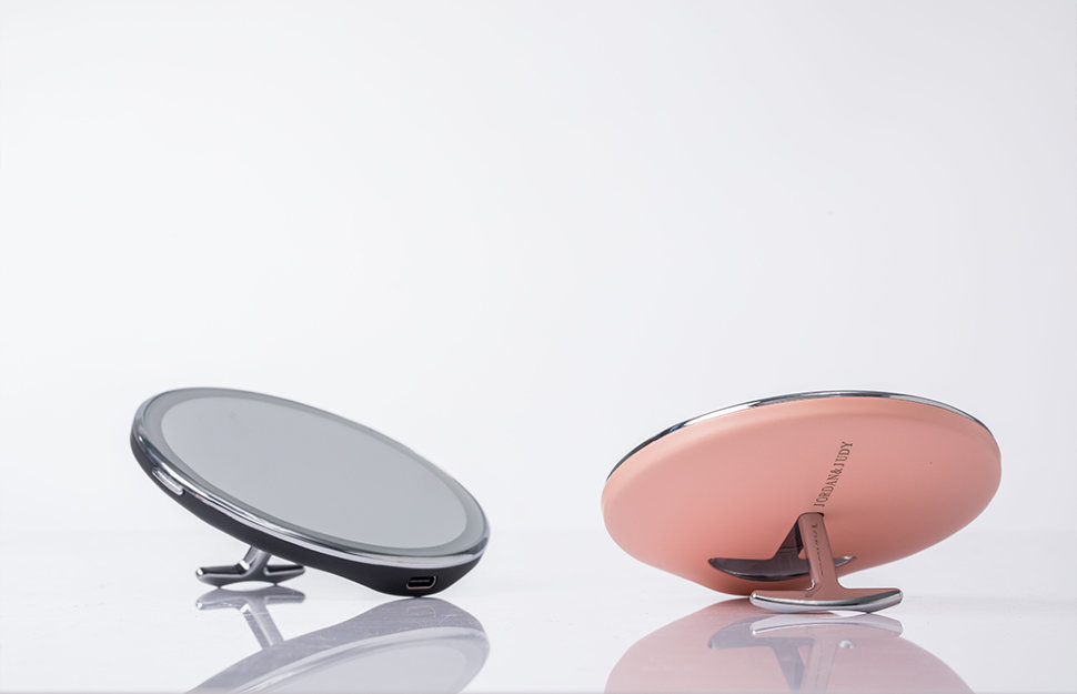 Зеркало косметическое настольное Xiaomi Jordan & Judy LED Makeup Mirror Черное NV030 - фото 7