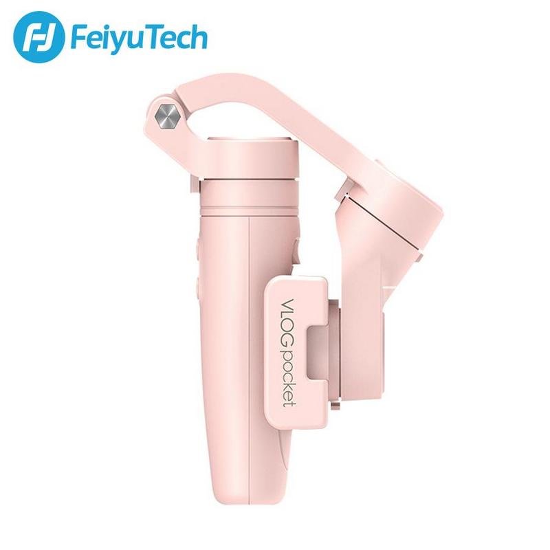 Стабилизатор для смартфона Feiyu VLOG Pocket Розовый (Уцененный кат.Б) - фото 3