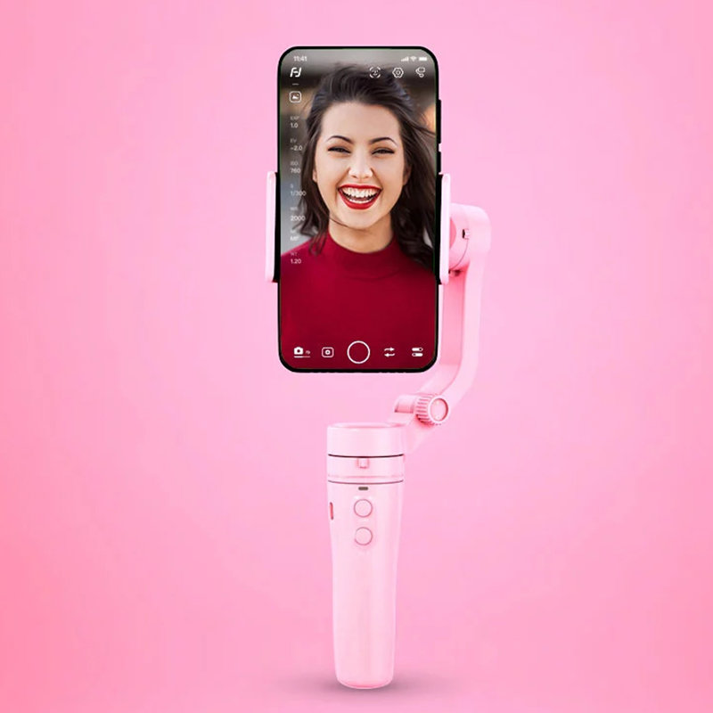 Стабилизатор для смартфона Feiyu VLOG Pocket Розовый (Уцененный кат.Б) - фото 4