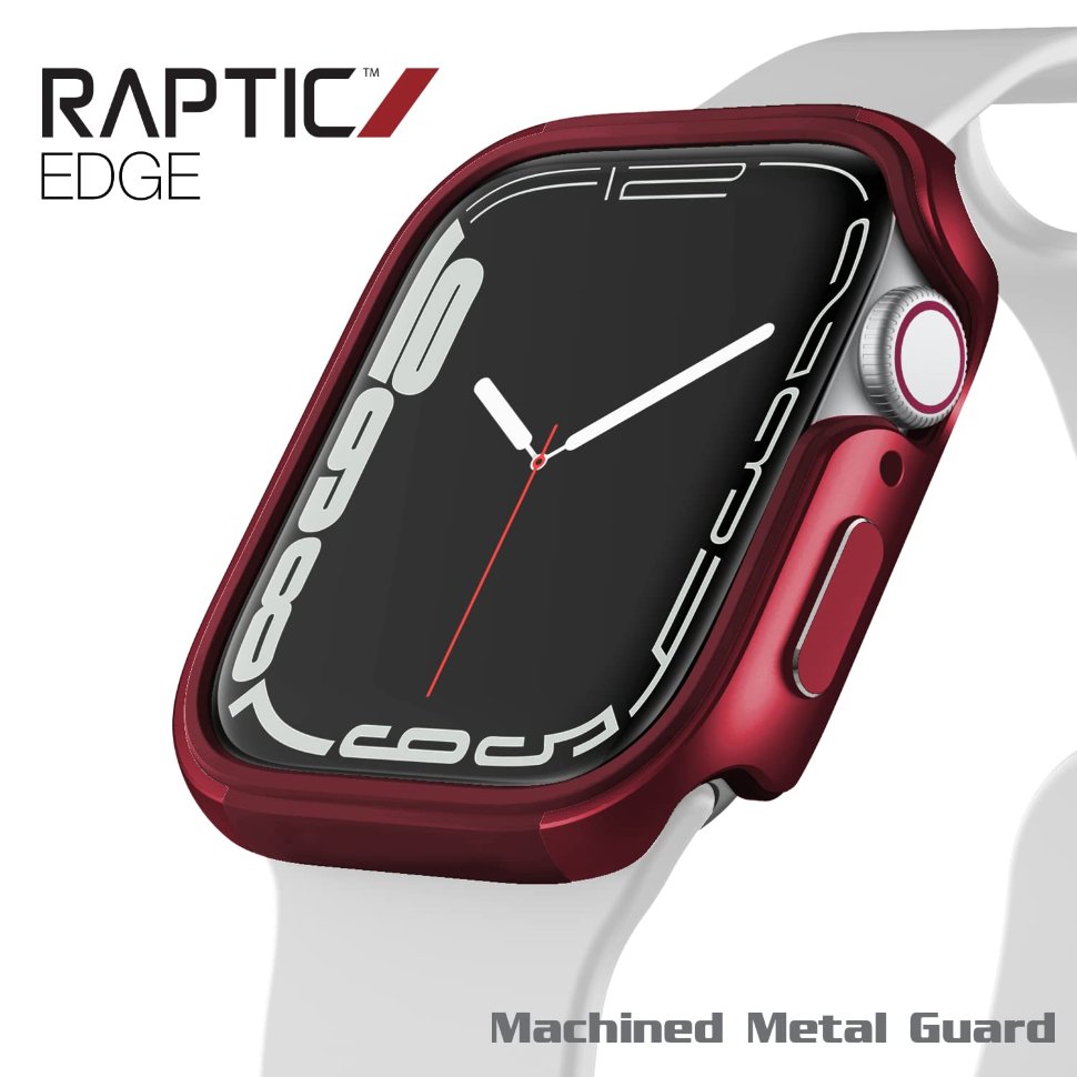 Чехол Raptic Edge для Apple Watch 41mm Красный 463690 чехол raptic edge для apple watch 41mm midnight 463676