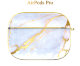 Чехол PQY Jade для Apple AirPods Pro White Stone - Изображение 128531