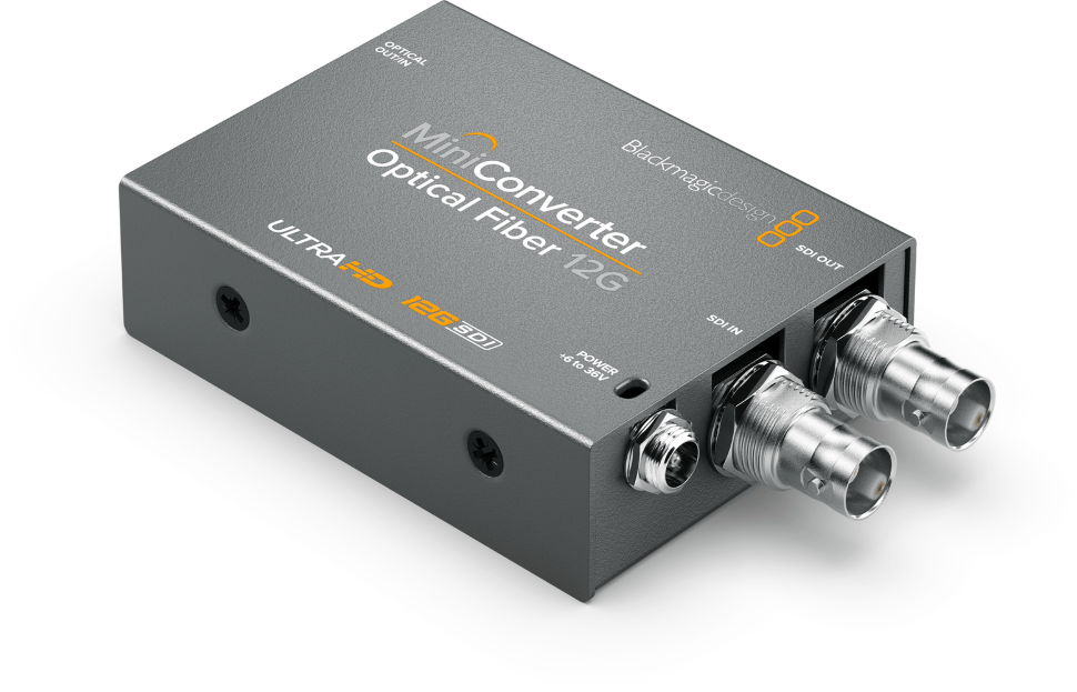 Мини конвертер Blackmagic Mini Converter Optical Fiber 12G CONVMOF12G - фото 3
