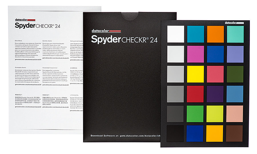 Шкала для цветокоррекции Datacolor SpyderCHECKR 24 SCK200 - фото 7