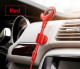 Кабель-держатель Baseus Car Mount USB Cable Lightning to USB Красный - Изображение 70046