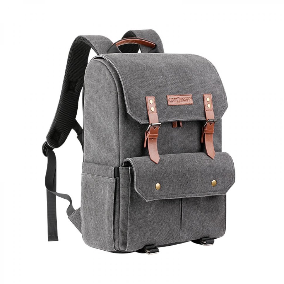 Рюкзак K&F Concept Travel Camera Backpacks + DSLR Case Серый KF13.104 - фото 3