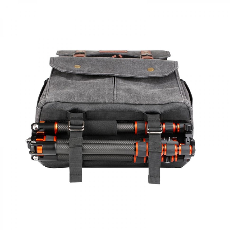 Рюкзак K&F Concept Travel Camera Backpacks + DSLR Case Серый KF13.104 - фото 7