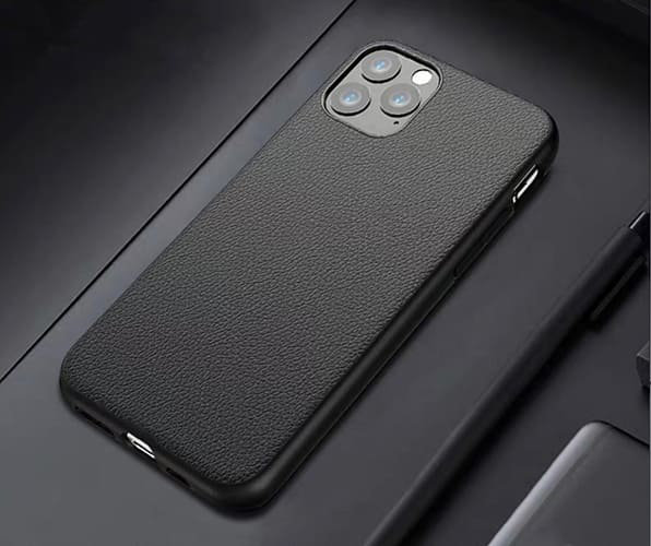 Чехол X-Doria Dash Air для iPhone 11 Pro Max Чёрная кожа 486798 чехол iphone 14 pro max euphoria croc leather metal wood euphoria hm premium