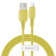 Кабель Baseus Colourful Cable USB - Lightning 2.4A 1.2м Жёлтый - Изображение 108122
