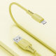Кабель Baseus Colourful Cable USB - Lightning 2.4A 1.2м Жёлтый - Изображение 108125