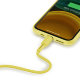 Кабель Baseus Colourful Cable USB - Lightning 2.4A 1.2м Жёлтый - Изображение 108126