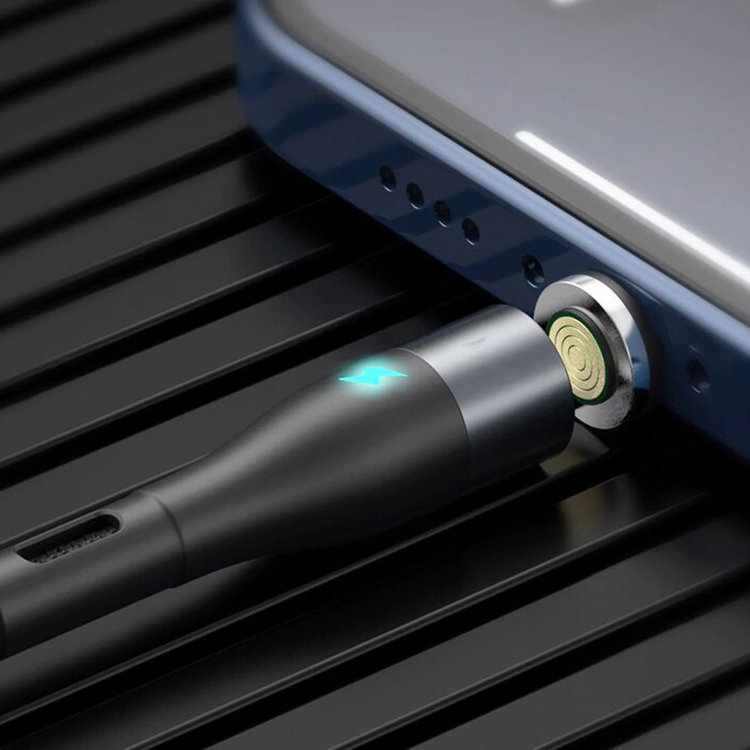 Кабель Baseus Zinc Magnetic USB - Type-C 3A 1м Зеленый CATXC-M06 - фото 6