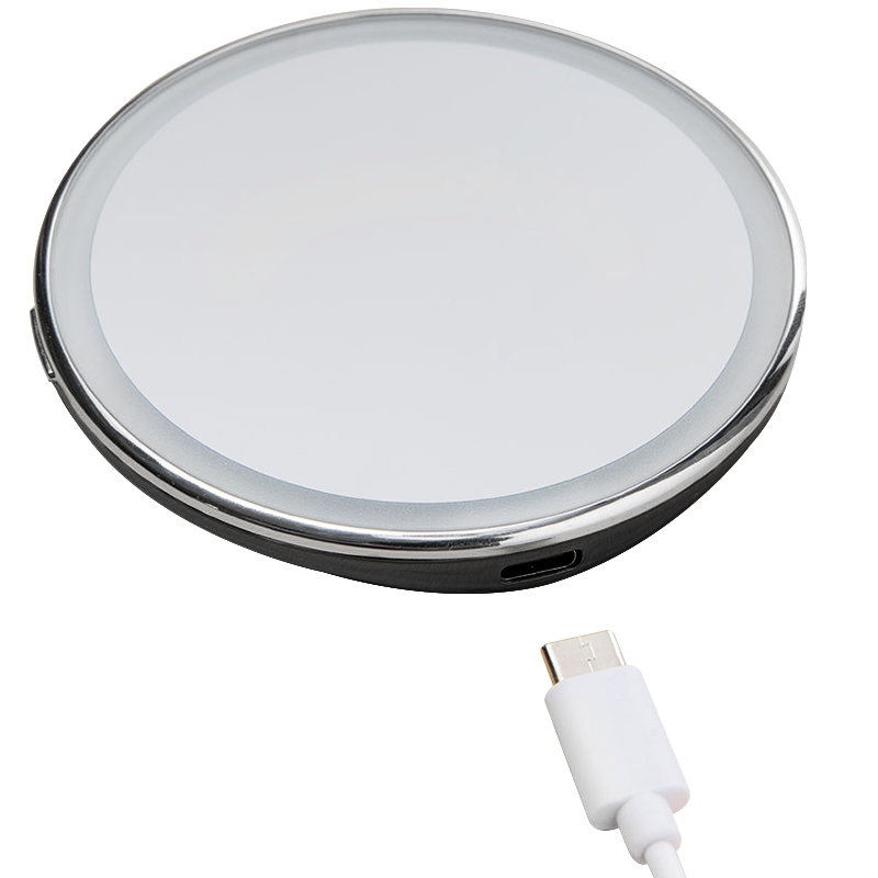 Зеркало косметическое настольное Xiaomi Jordan & Judy LED Makeup Mirror Розовое NV030 - фото 9