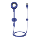 Кабель-держатель Baseus Car Mount USB Cable Lightning to USB Синий - Изображение 70059