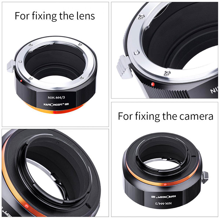 Адаптер K&F Concept M11125 для объектива Nikon AI на камеру Micro 4/3 KF06.459 - фото 4