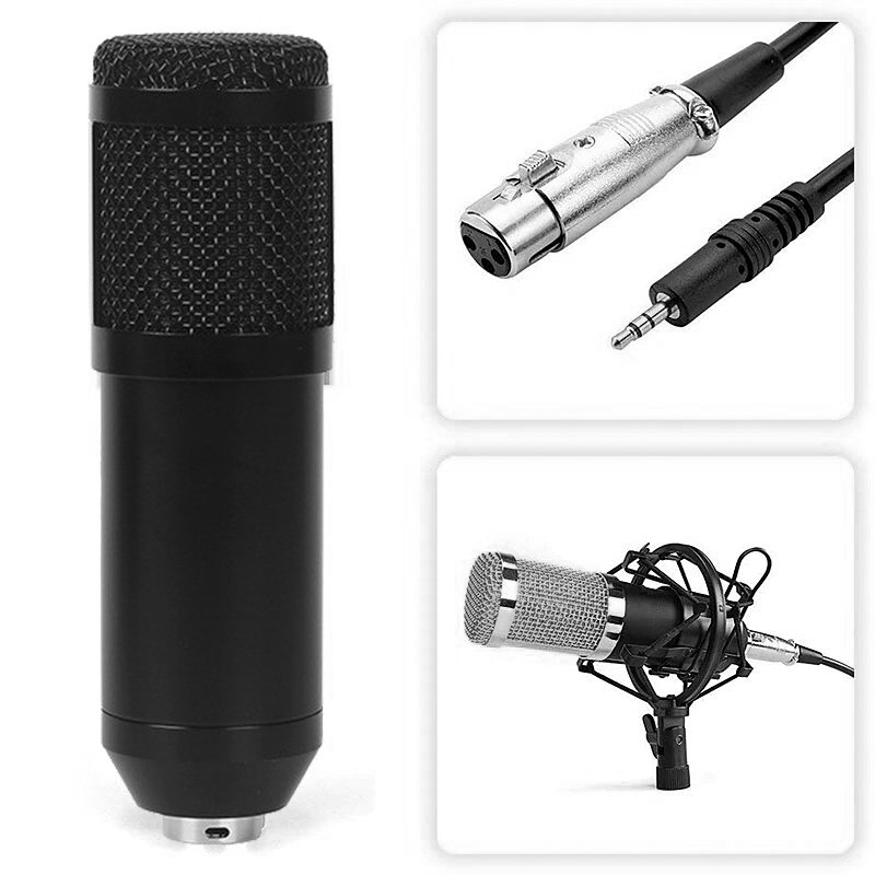 Микрофон YNMCE BM-800 Чёрный BM-800 Black - фото 2