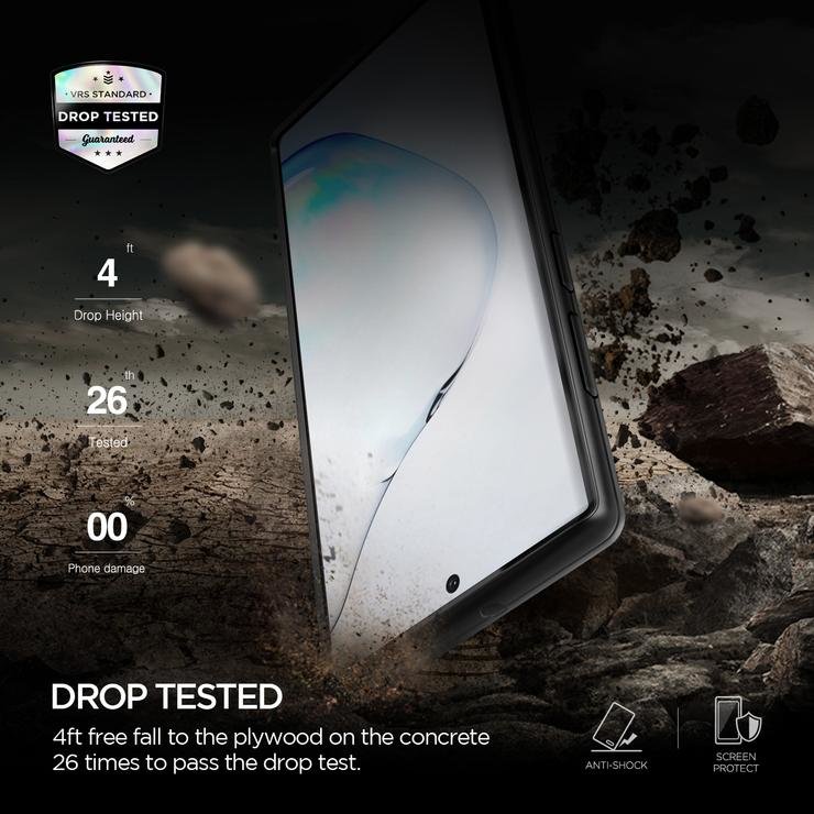 Чехол VRS Design Damda Single Fit для Galaxy Note 10 Чёрный 907116 - фото 5