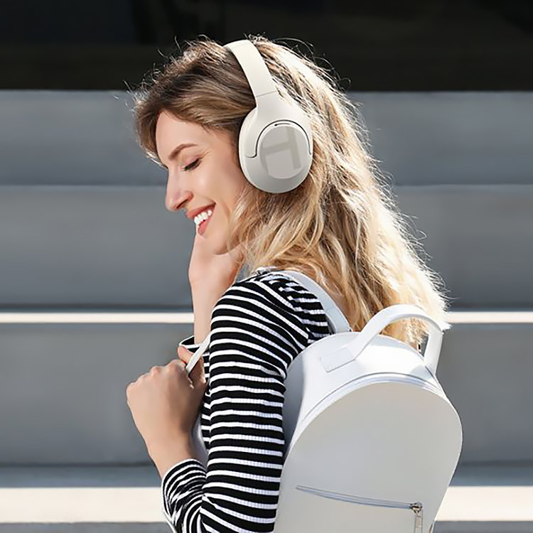 Наушники Haylou S35 ANC Белые lenovo xt91 wireless bt stereo headphone наушники с шумоподавлением водонепроницаемые наушники с защитой от пота с блоком драйвера 8 мм