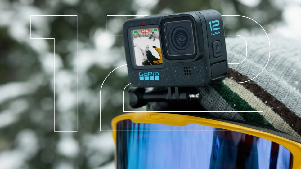 Экшн-камера GoPro Hero 12 Black CHDHX-121-RW умные часы apple watch ultra 2 49 мм s m trail loop blue black mrfq3