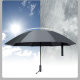 Зонт с фонариком U'REVO Automatic Reverse Folding Lighting Umbrella Чёрный - Изображение 175871