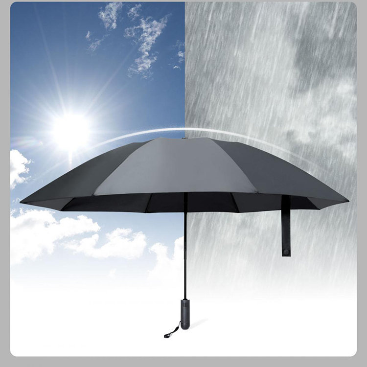Зонт с фонариком Xiaomi U'REVO Automatic Reverse Folding Lighting Umbrella Чёрный URCOTNT2105U - фото 6