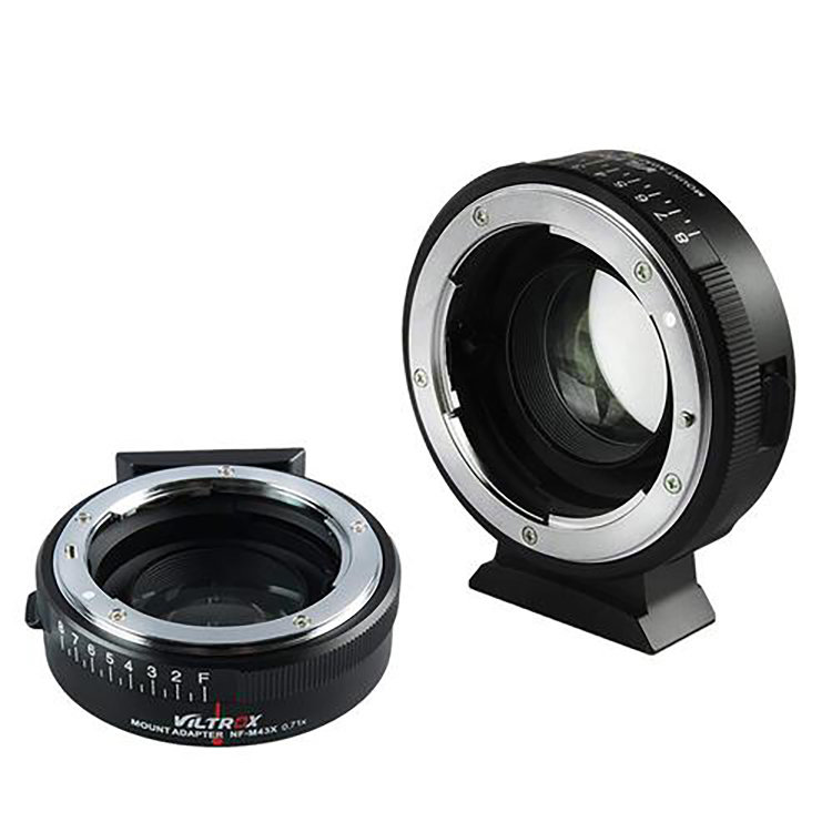 Адаптер Viltrox NF-M43X объектива F-mount на Micro 4/3 - фото 4