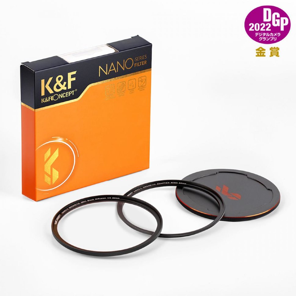 Светофильтр K&F Concept Nano-X Magnetic Black Mist 1/8 49мм SKU.1834 - фото 8