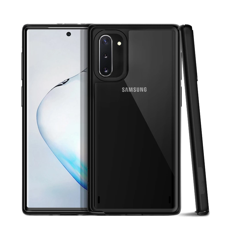 Чехол VRS Design Damda Crystal Mixx для Galaxy Note 10 Чёрный 907117 защитная плёнка xqisit 100654 screenprotector antiscratch для galaxy note 2