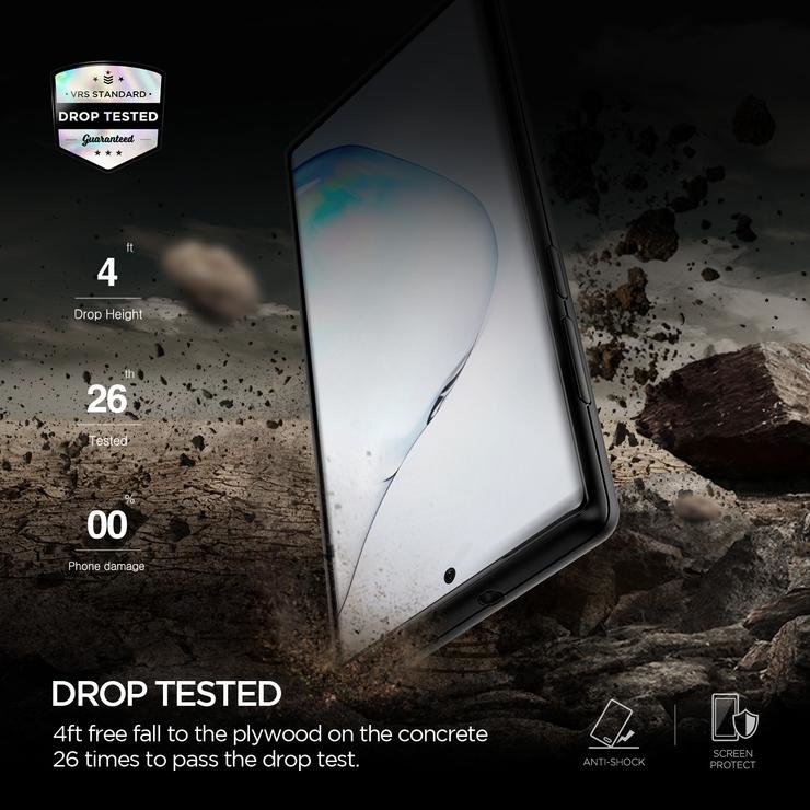 Чехол VRS Design Damda Crystal Mixx для Galaxy Note 10 Чёрный 907117 от Kremlinstore