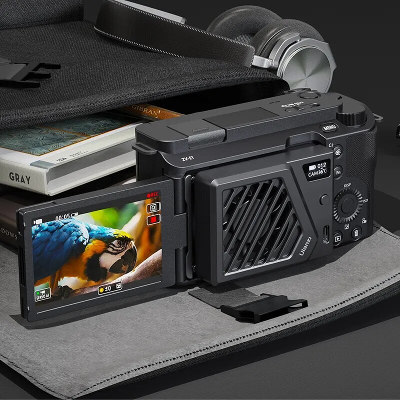 Система охлаждения Ulanzi CA25 Upgraded для камеры Sony/Canon/Fujifilm/Nikon Чёрная C072GBB2 аккумулятор durapro az13 1 для экшн камеры yi 1010 mah