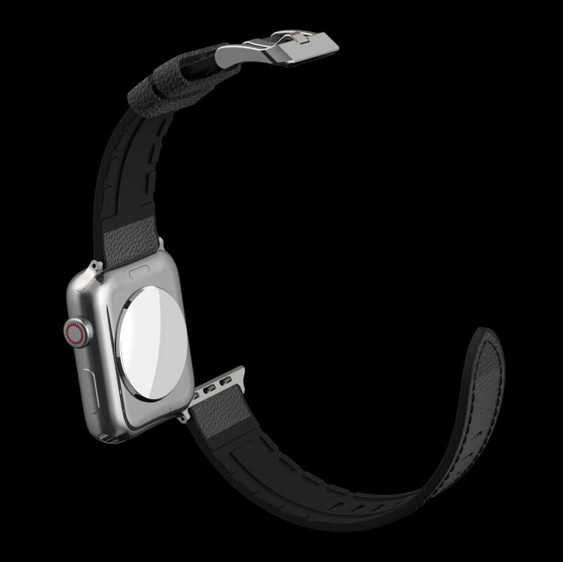 Ремешок X-Doria Hybrid Leather для Apple watch 38/40 мм Чёрный 483193 - фото 2
