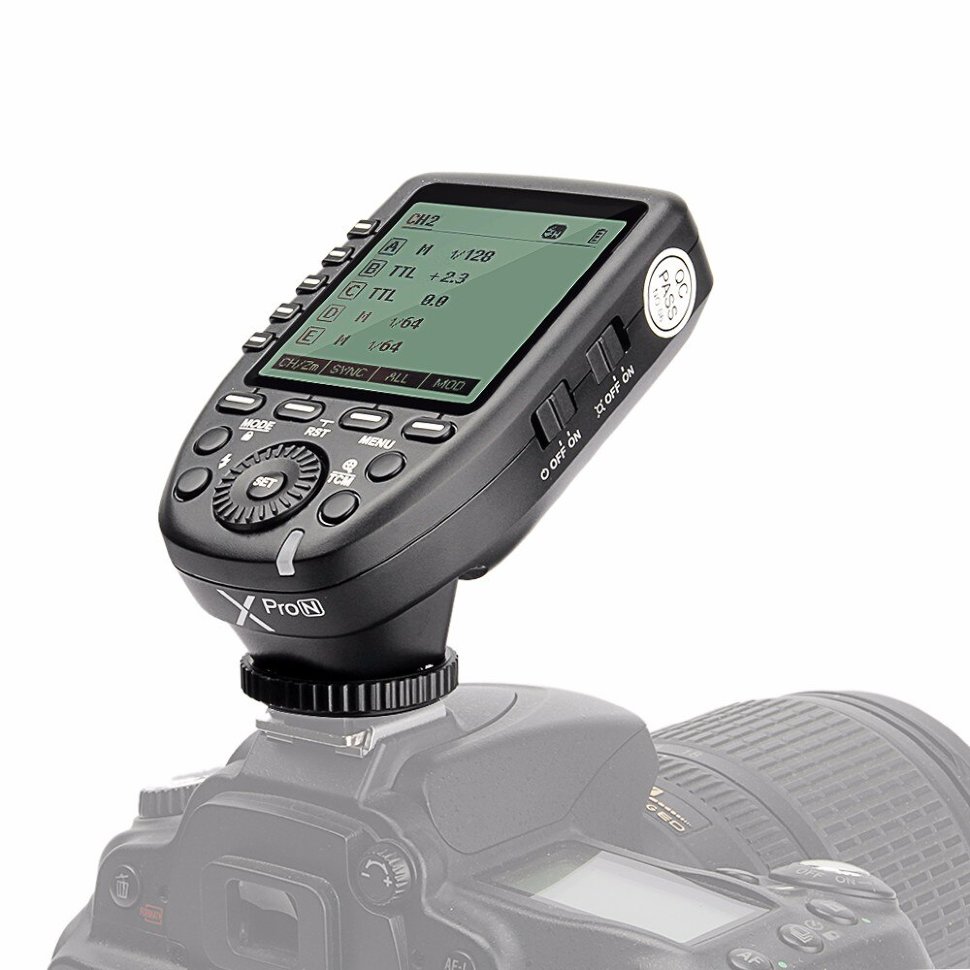 Радиосинхронизатор Godox Xpro-N TTL для Nikon 26361 - фото 2