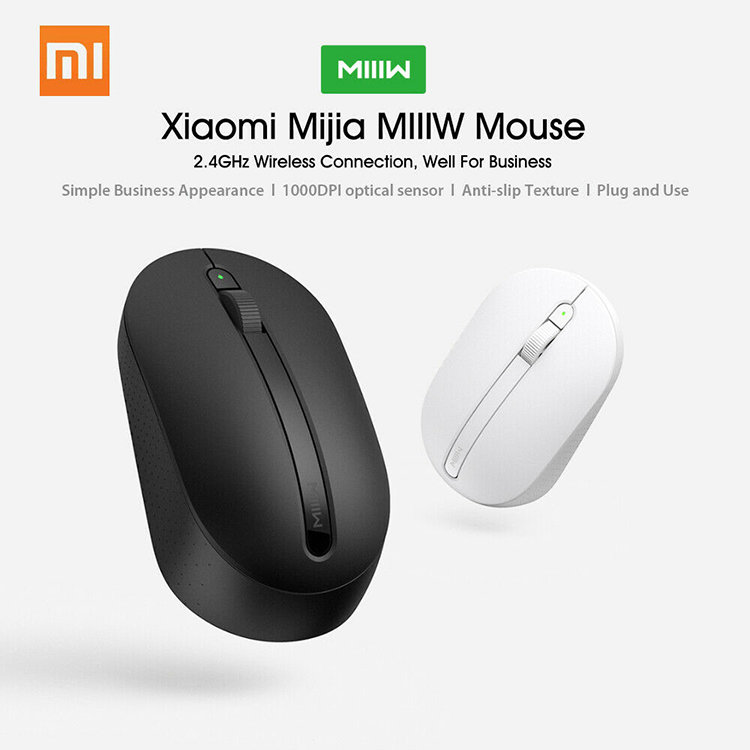 Мышь беспроводная Xiaomi MIIIW Wireless Office Mouse Белая MWWM01 - фото 3