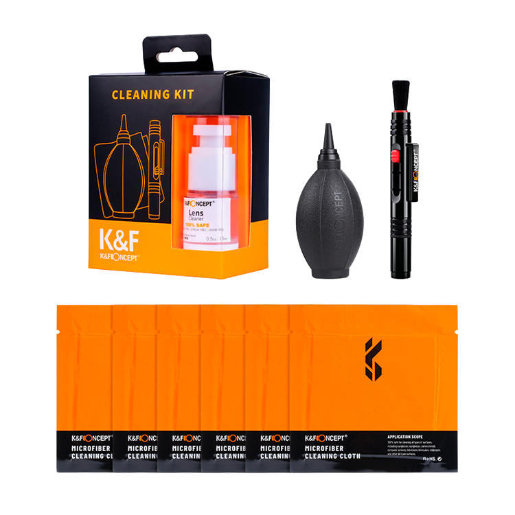 Набор для ухода за оптикой K&F Concept 4-in-1 Cleaning Kit SKU.1618 набор для чистки baseus car cleaning kit жёлтый tzcrle 0y