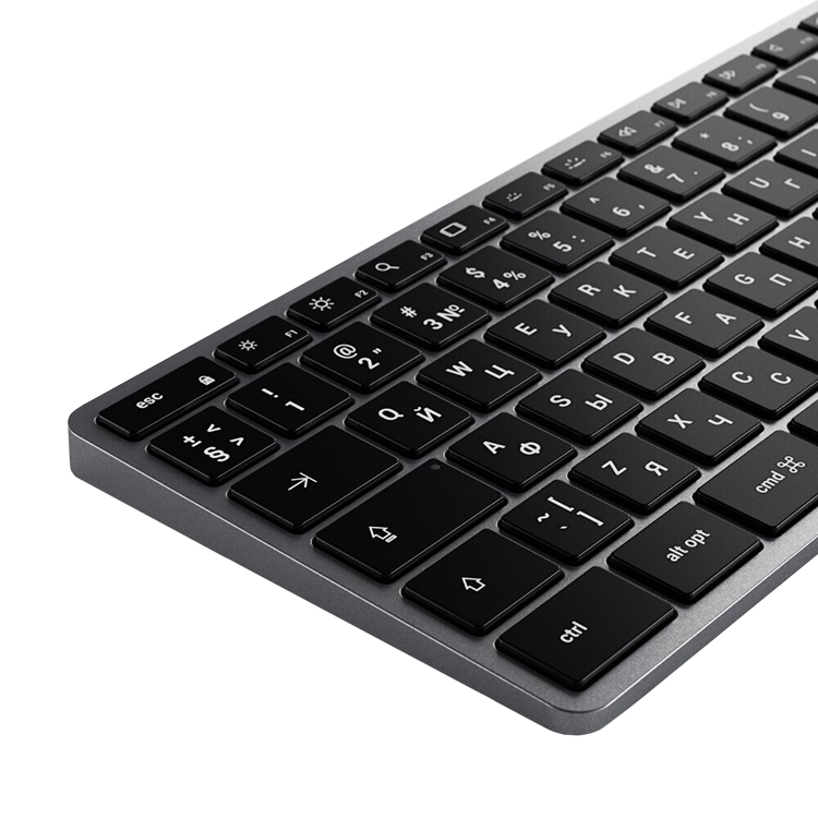 Клавиатура Satechi Slim W3 (RU) Серый ST-UCSW3M - фото 4