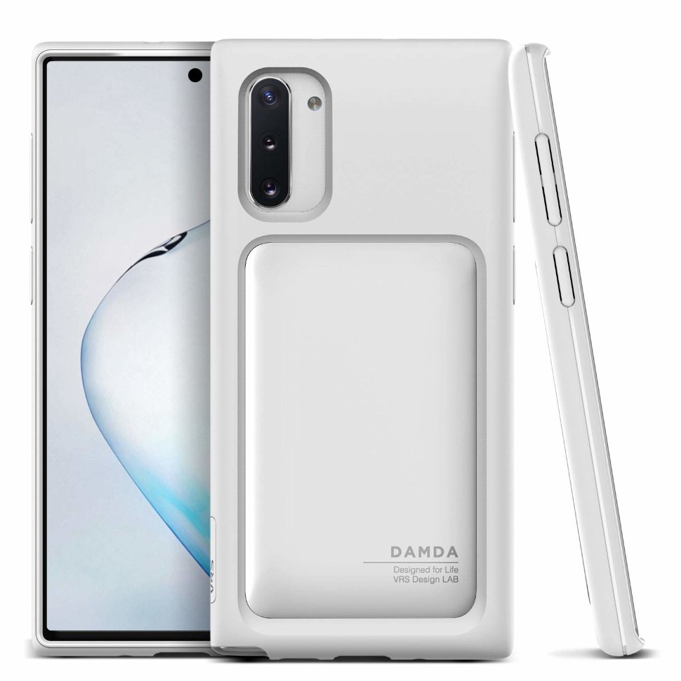 Чехол VRS Design Damda High Pro Shield для Galaxy Note 10 Cream White 907119