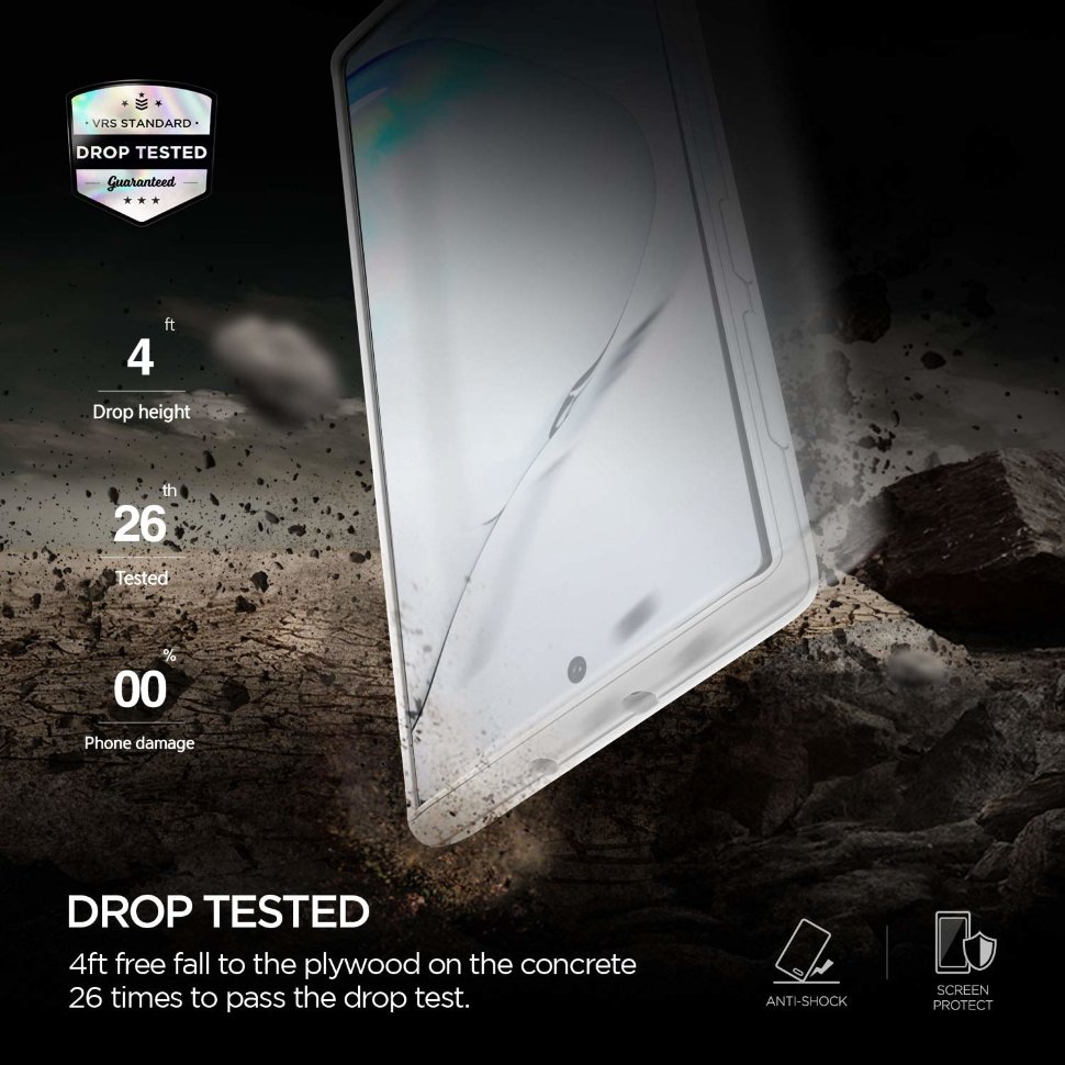 Чехол VRS Design Damda High Pro Shield для Galaxy Note 10 Cream White 907119 - фото 5