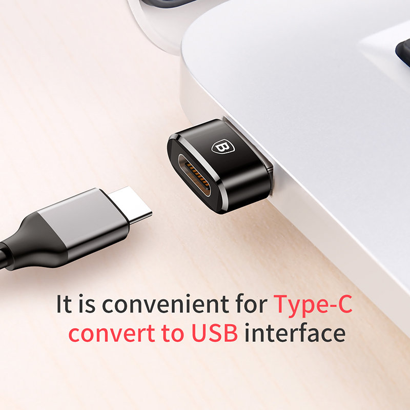 Переходник Baseus Type-C to USB OTG converter - фото 2